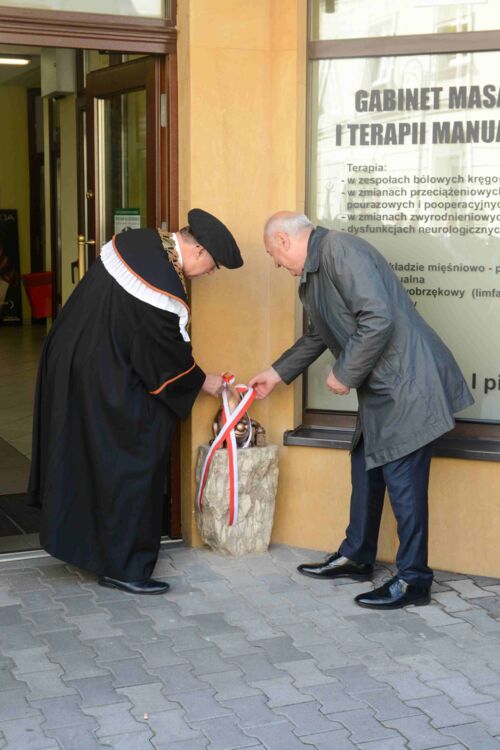Odsłonięcie figórki Żorka Rzemieslnika 